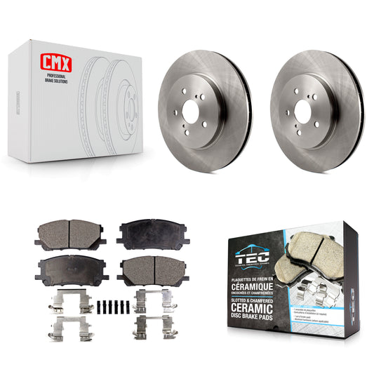 [Avant] Kit de Disque et plaquette (céramique) de frein pour Lexus Toyota Highlander RX350 RX330 RX400h K8T-100455