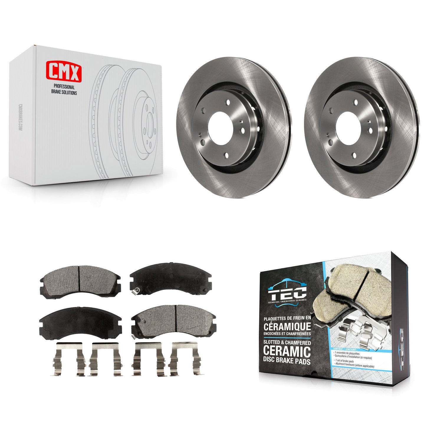 [Avant] Kit de Disque et plaquette (céramique) de frein pour Mitsubishi Lancer Outlander PHEV K8T-100457