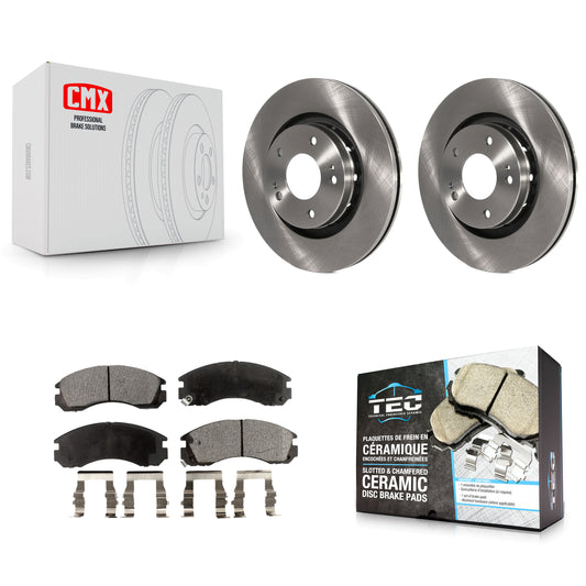 [Avant] Kit de Disque et plaquette (céramique) de frein pour Mitsubishi Lancer Outlander PHEV K8T-100457