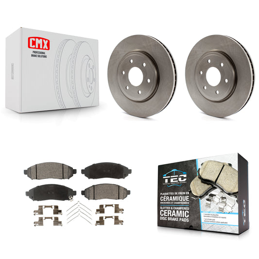 [Avant] Kit de Disque et plaquette (céramique) de frein pour Nissan Frontier Pathfinder Xterra Suzuki Equator K8T-100464