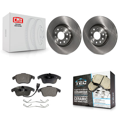 [Avant] Kit de Disque et plaquette (céramique) de frein pour Volkswagen Passat Tiguan Audi Q3 Quattro Limited K8T-100469