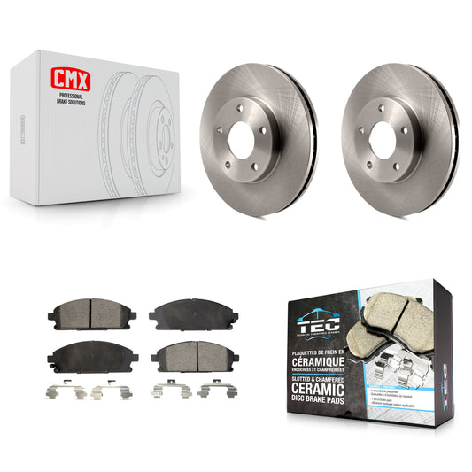[Avant] Kit de Disque et plaquette (céramique) de frein pour 2004-2006 Nissan X-Trail K8T-100472
