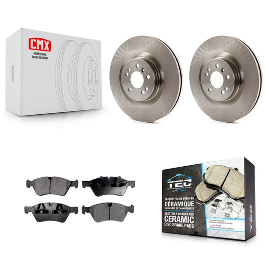 [Avant] Kit de Disque et plaquette (céramique) de frein pour Mercedes-Benz ML350 GL450 R350 GL550 ML320 GL350 ML550 GL320 K8T-100477