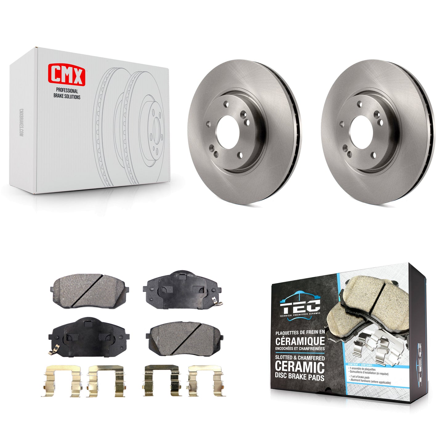 [Avant] Kit de Disque et plaquette (céramique) de frein pour Hyundai Tucson Kia Sportage Soul EV K8T-100483