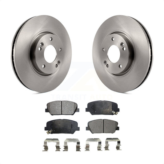 [Avant] Kit de Disque et plaquette (céramique) de frein pour Hyundai Veloster Kia Forte Koup K8T-100485 par Transit Auto