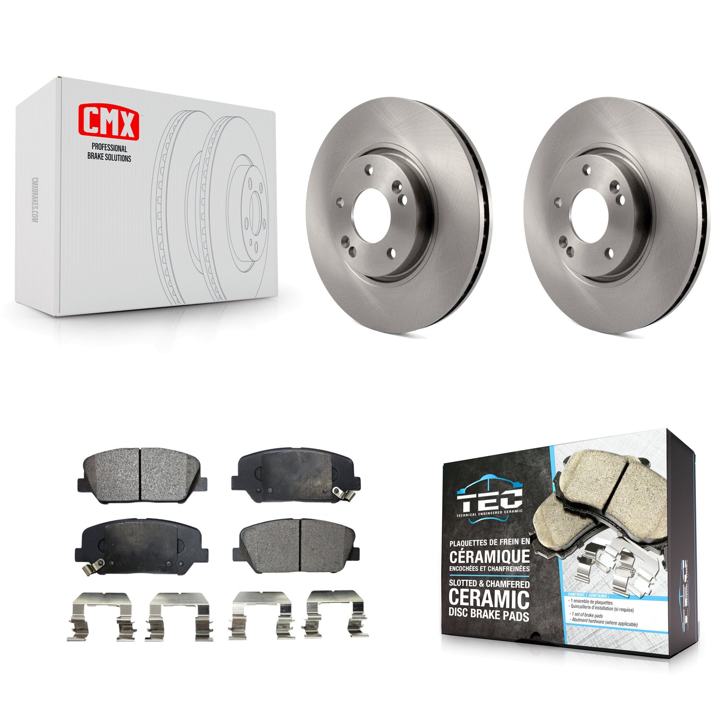 [Avant] Kit de Disque et plaquette (céramique) de frein pour Hyundai Veloster Kia Forte Koup K8T-100485