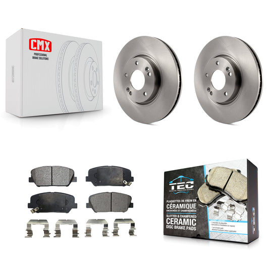 [Avant] Kit de Disque et plaquette (céramique) de frein pour Hyundai Veloster Kia Forte Koup K8T-100485