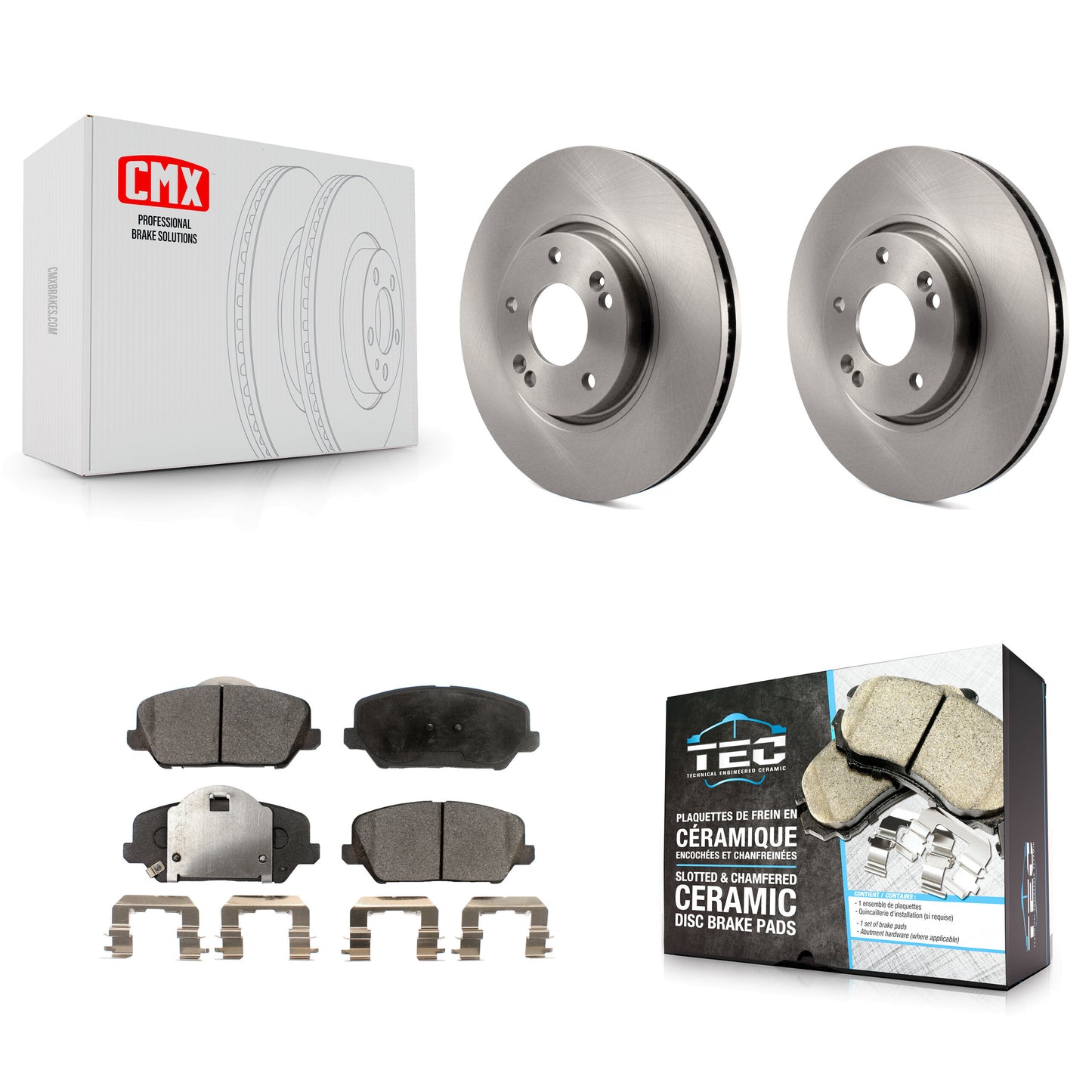 [Avant] Kit de Disque et plaquette (céramique) de frein pour Kia Forte Forte5 Koup K8T-100490