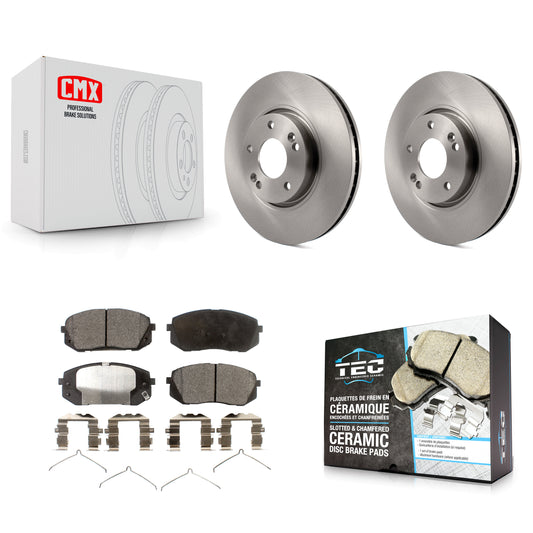 [Avant] Kit de Disque et plaquette (céramique) de frein pour 2016 Hyundai Sonata FULL HYBRID EV-GAS (FHEV) engine K8T-100491