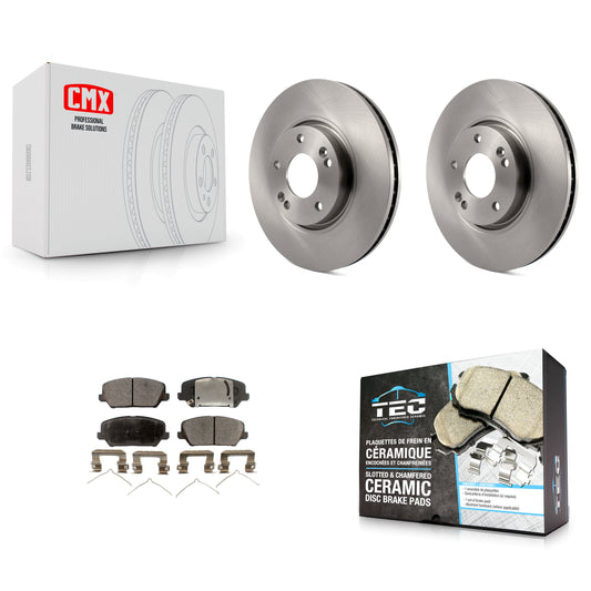 [Avant] Kit de Disque et plaquette (céramique) de frein pour Kia Forte Hyundai Veloster Forte5 K8T-100492