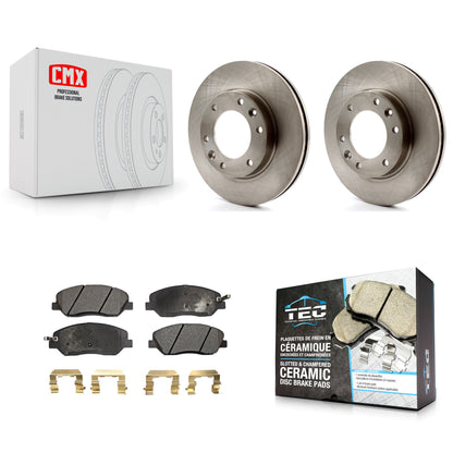 [Avant] Kit de Disque et plaquette (céramique) de frein pour Kia Sedona Hyundai Entourage K8T-100497