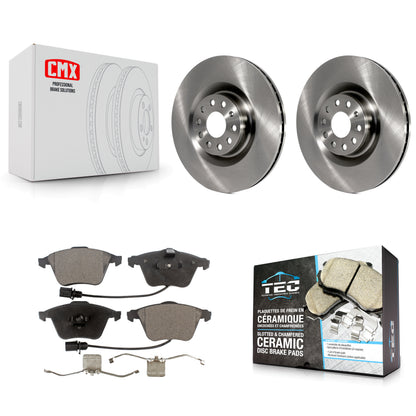 [Avant] Kit de Disque et plaquette (céramique) de frein pour Volkswagen Passat CC Golf R R32 K8T-100503