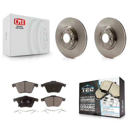[Avant] Kit de Disque et plaquette (céramique) de frein pour 2006-2007 Mazda 6 Mazdaspeed K8T-100504