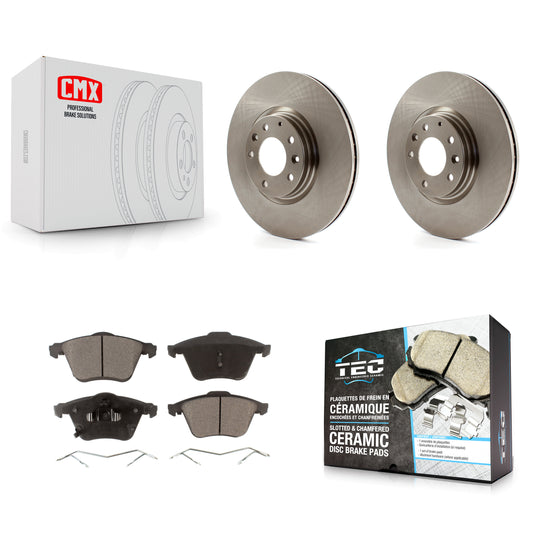 [Avant] Kit de Disque et plaquette (céramique) de frein pour 2006-2007 Mazda 6 Mazdaspeed K8T-100504