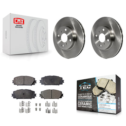 [Avant] Kit de Disque et plaquette (céramique) de frein pour Toyota Yaris Prius C Scion iQ K8T-100505