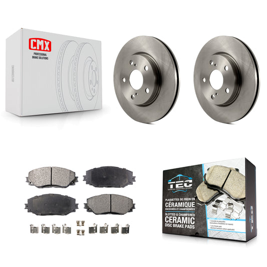 [Avant] Kit de Disque et plaquette (céramique) de frein pour Toyota RAV4 Scion xB Prius V Lexus HS250h K8T-100506