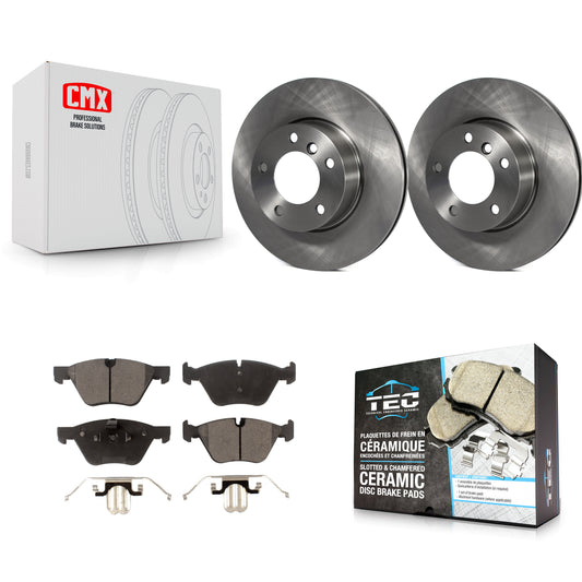[Avant] Kit de Disque et plaquette (céramique) de frein pour BMW 328i 325i 128i 328xi 325xi 323i K8T-100507