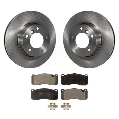 [Avant] Kit de Disque et plaquette (céramique) de frein pour 2006-2007 BMW 323i avec 338mm Diameter Rotor K8T-100508 par Transit Auto