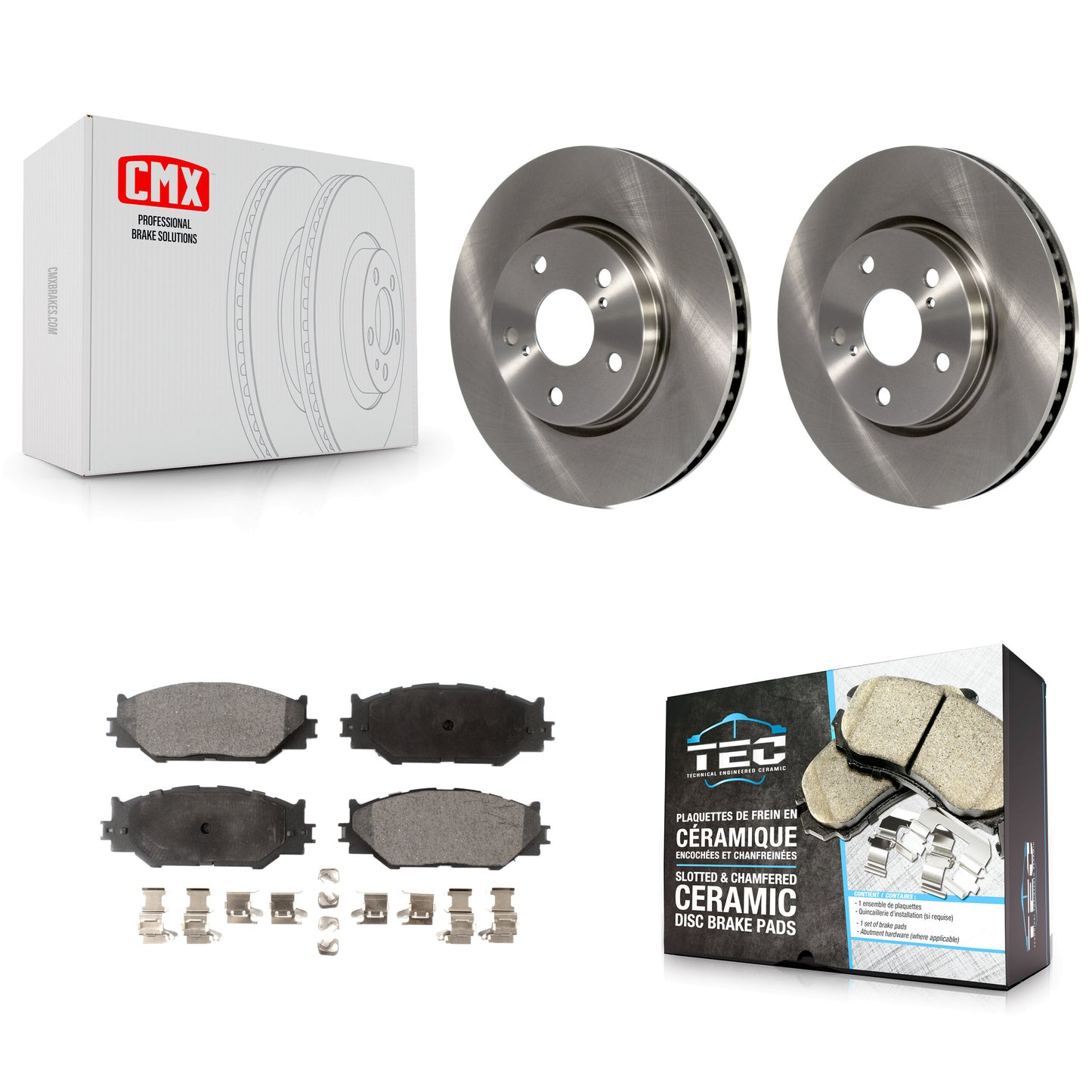 [Avant] Kit de Disque et plaquette (céramique) de frein pour Lexus IS250 K8T-100512