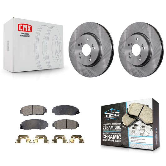 [Avant] Kit de Disque et plaquette (céramique) de frein pour Honda CR-V Acura RDX Accord Crosstour K8T-100517