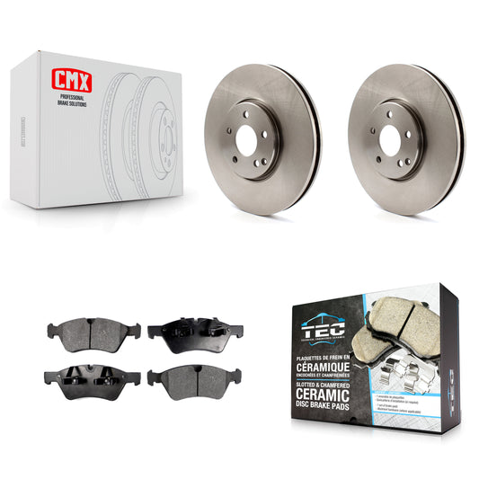 [Avant] Kit de Disque et plaquette (céramique) de frein pour Mercedes-Benz E550 E500 AWD K8T-100519