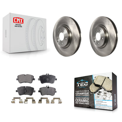 [Avant] Kit de Disque et plaquette (céramique) de frein pour Mercedes-Benz SLK280 C320 avec Sport Package K8T-100521