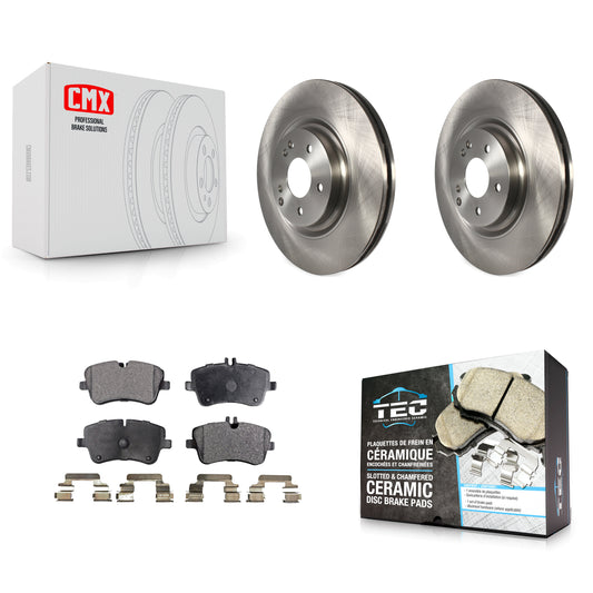 [Avant] Kit de Disque et plaquette (céramique) de frein pour Mercedes-Benz SLK280 C320 avec Sport Package K8T-100521