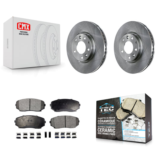 [Avant] Kit de Disque et plaquette (céramique) de frein pour Ford Edge Mazda CX-7 Lincoln MKX K8T-100522