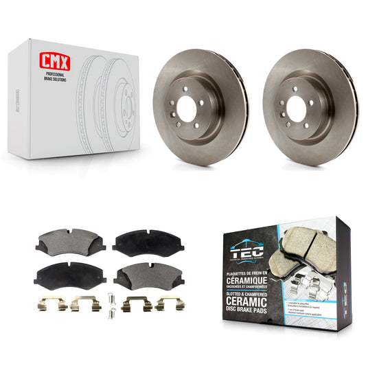 [Avant] Kit de Disque et plaquette (céramique) de frein pour Land Rover Range Sport LR4 Discovery K8T-100524