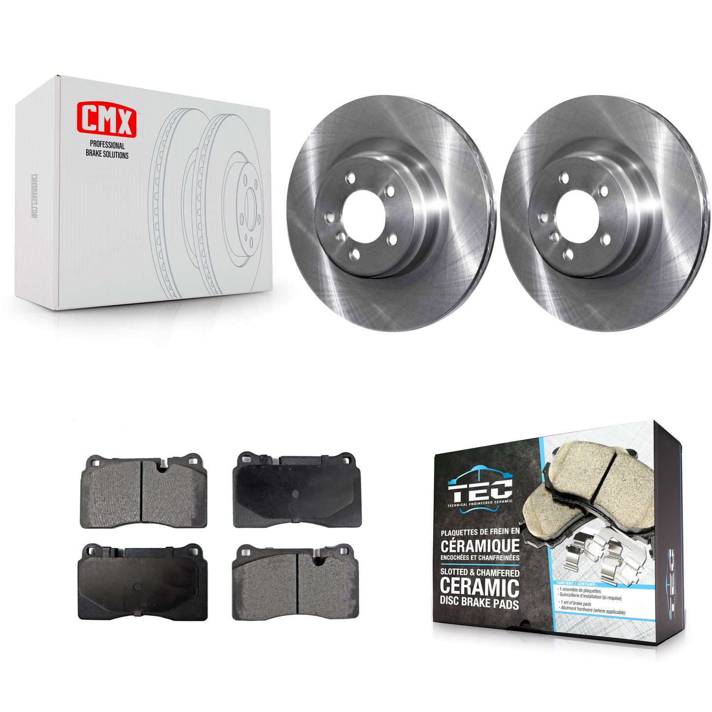 [Avant] Kit de Disque et plaquette (céramique) de frein pour 2006-2009 Land Rover Range Supercharged K8T-100526