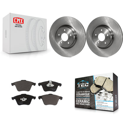 [Avant] Kit de Disque et plaquette (céramique) de frein pour Volvo S40 C70 V50 avec 320mm Diameter Rotor K8T-100533
