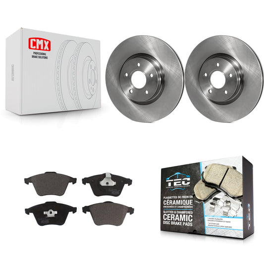 [Avant] Kit de Disque et plaquette (céramique) de frein pour Volvo S40 C70 V50 avec 320mm Diameter Rotor K8T-100533