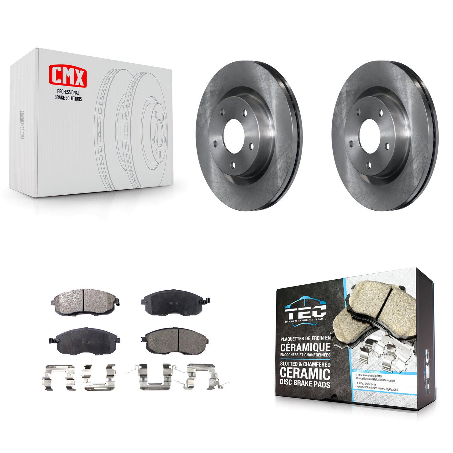 [Avant] Kit de Disque et plaquette (céramique) de frein pour Nissan Altima K8T-100536