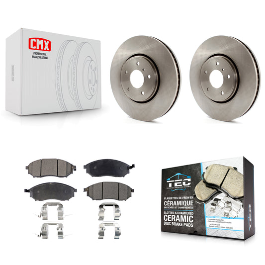 [Avant] Kit de Disque et plaquette (céramique) de frein pour Infiniti FX35 FX37 QX70 FX45 INFINITI K8T-100540