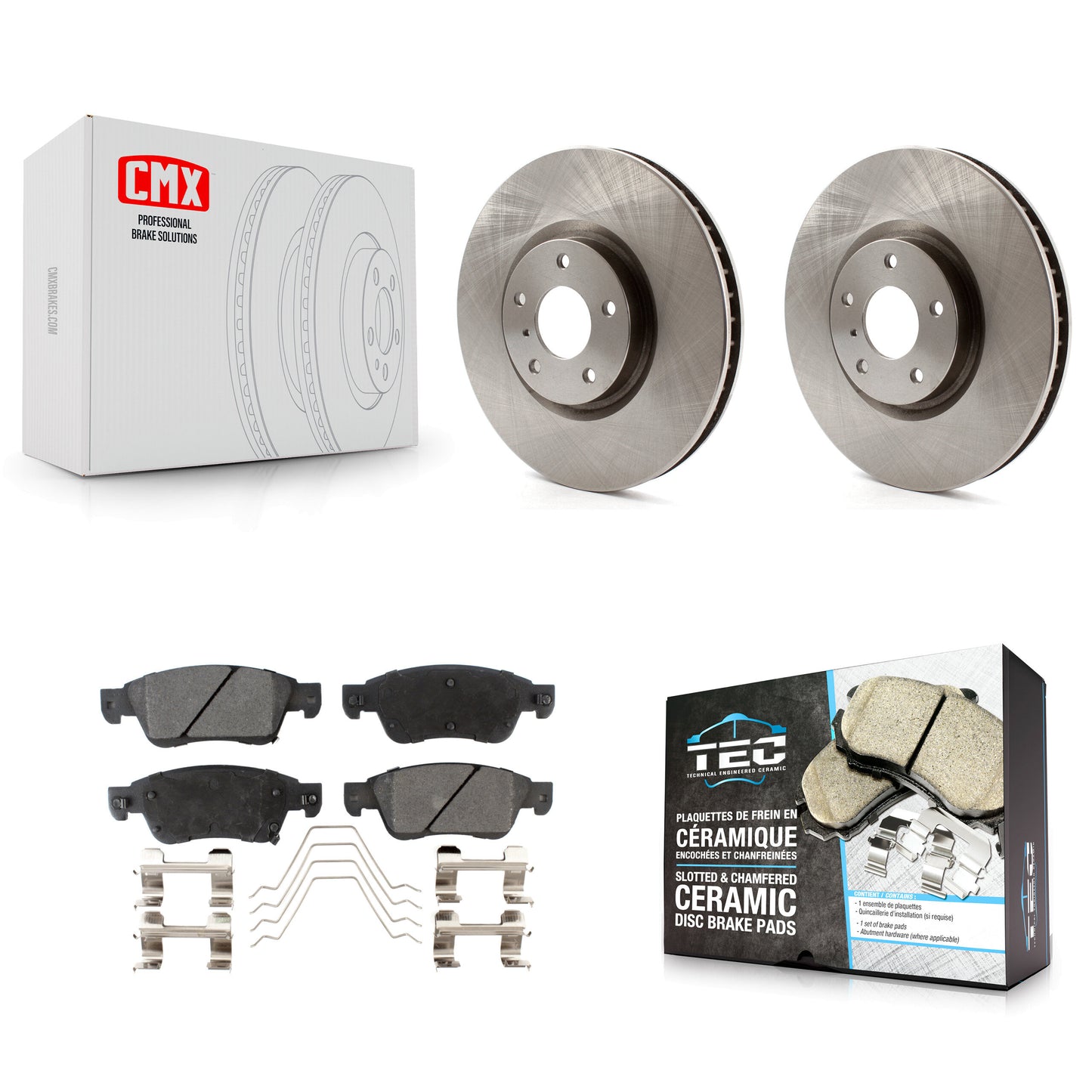 [Avant] Kit de Disque et plaquette (céramique) de frein pour INFINITI G37 G35 Q60 K8T-100541