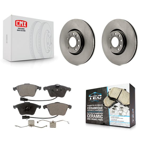 [Avant] Kit de Disque et plaquette (céramique) de frein pour 2010-2011 Saab 9-3X avec 314mm Diameter Rotor K8T-100543
