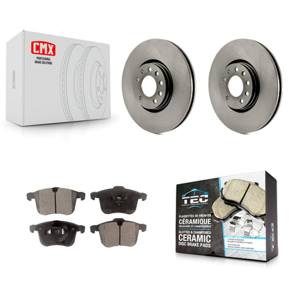 [Avant] Kit de Disque et plaquette (céramique) de frein pour Saab 9-3 avec 314mm Diameter Rotor K8T-100544
