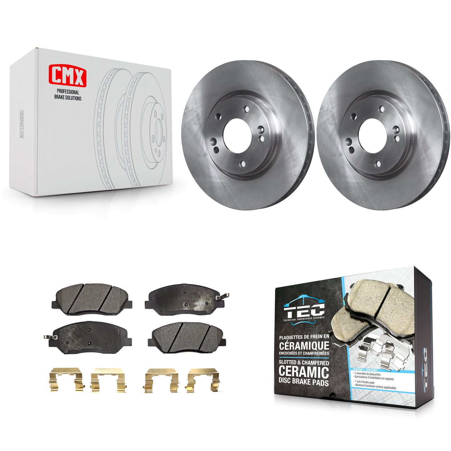 [Avant] Kit de Disque et plaquette (céramique) de frein pour 2007-2009 Hyundai Santa Fe K8T-100549