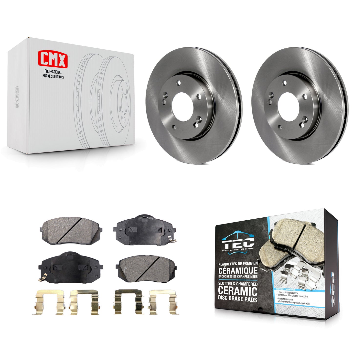 [Avant] Kit de Disque et plaquette (céramique) de frein pour 2007-2009 Kia Rondo K8T-100550