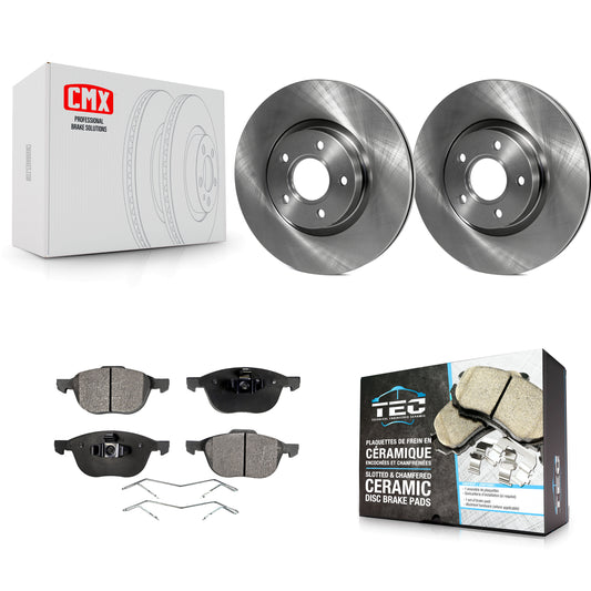 [Avant] Kit de Disque et plaquette (céramique) de frein pour Ford Escape Volvo C-Max S40 C70 C30 V50 K8T-100552