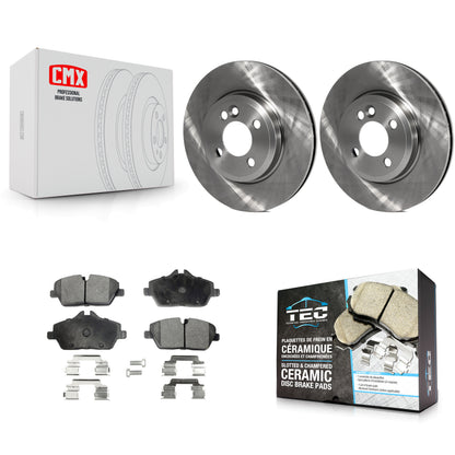[Avant] Kit de Disque et plaquette (céramique) de frein pour 2007-2015 Mini Cooper avec 280mm Diameter Rotor K8T-100554