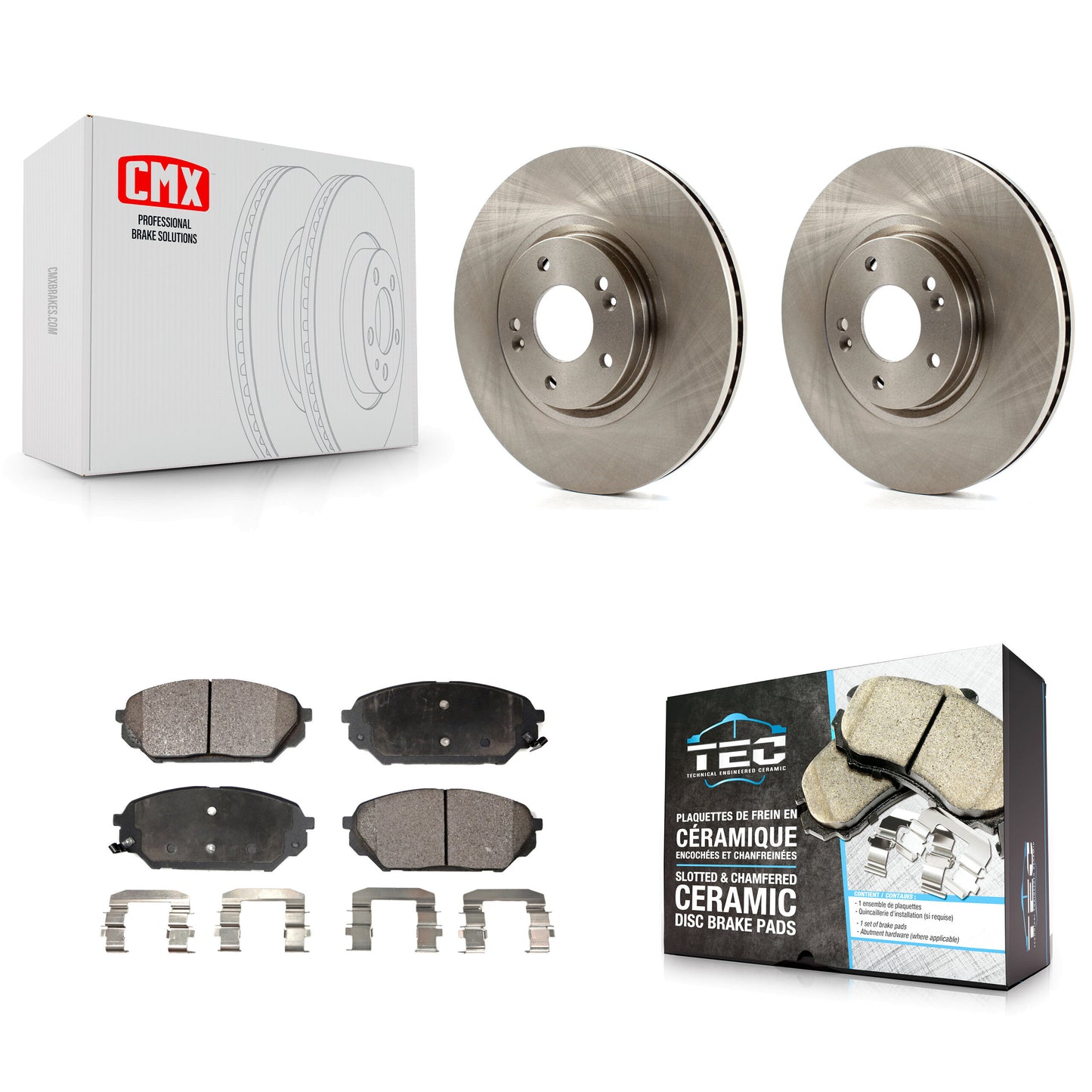 [Avant] Kit de Disque et plaquette (céramique) de frein pour 2007-2012 Hyundai Veracruz K8T-100559