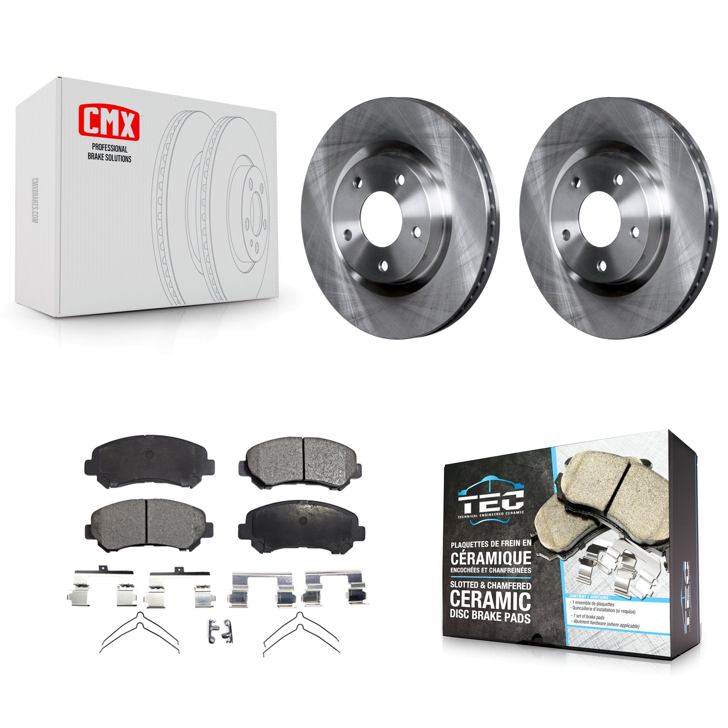 [Avant] Kit de Disque et plaquette (céramique) de frein pour Nissan Rogue Select K8T-100561