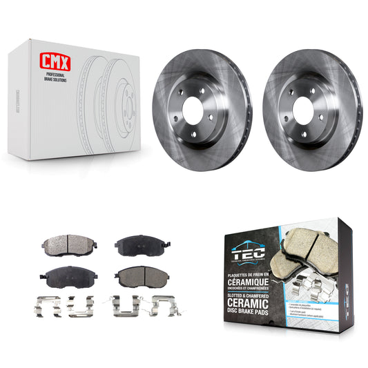 [Avant] Kit de Disque et plaquette (céramique) de frein pour 2007-2012 Nissan Sentra SE-R K8T-100562