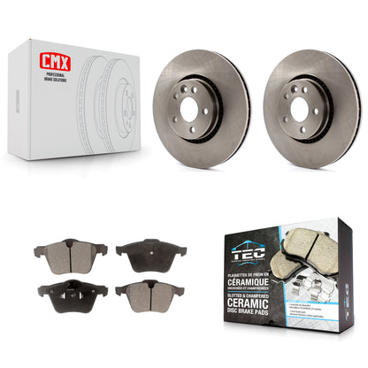 [Avant] Kit de Disque et plaquette (céramique) de frein pour Volvo S60 XC70 S80 V60 Cross Country V70 K8T-100564