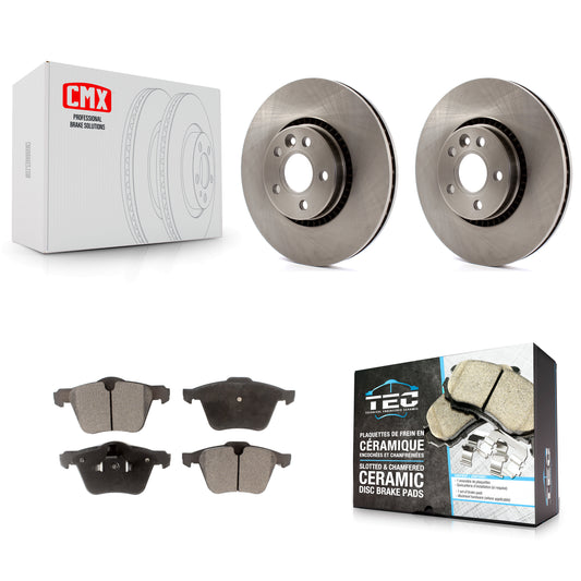 [Avant] Kit de Disque et plaquette (céramique) de frein pour Volvo S60 XC70 S80 V60 Cross Country V70 K8T-100564