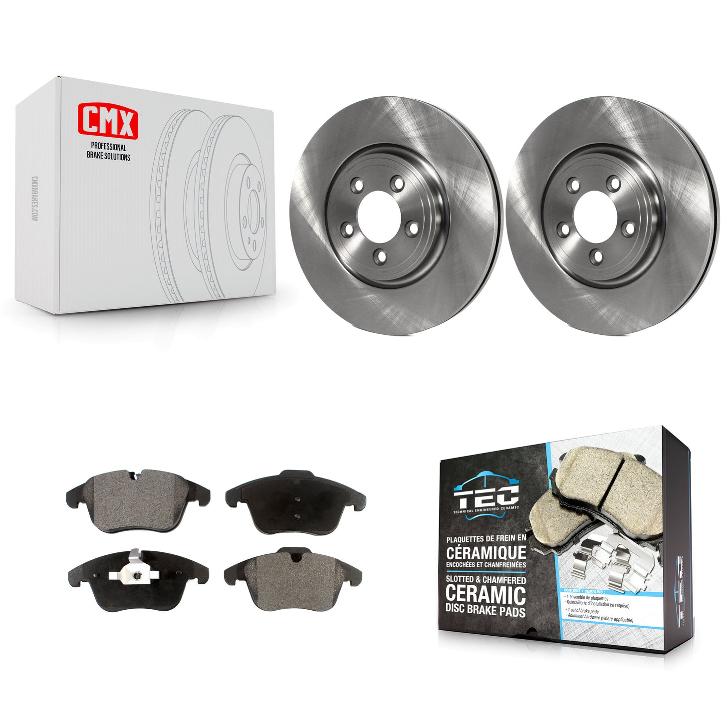 [Avant] Kit de Disque et plaquette (céramique) de frein pour Jaguar XF S-Type XK XJ8 Vanden Plas K8T-100566