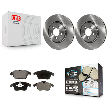 [Avant] Kit de Disque et plaquette (céramique) de frein pour Jaguar XF S-Type XK XJ8 Vanden Plas K8T-100566