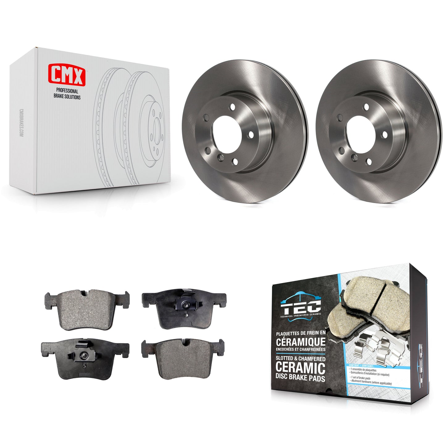 [Avant] Kit de Disque et plaquette (céramique) de frein pour BMW 328i xDrive 320i 330i 428i 430i Gran Coupe GT 328d 228i 230i K8T-100572