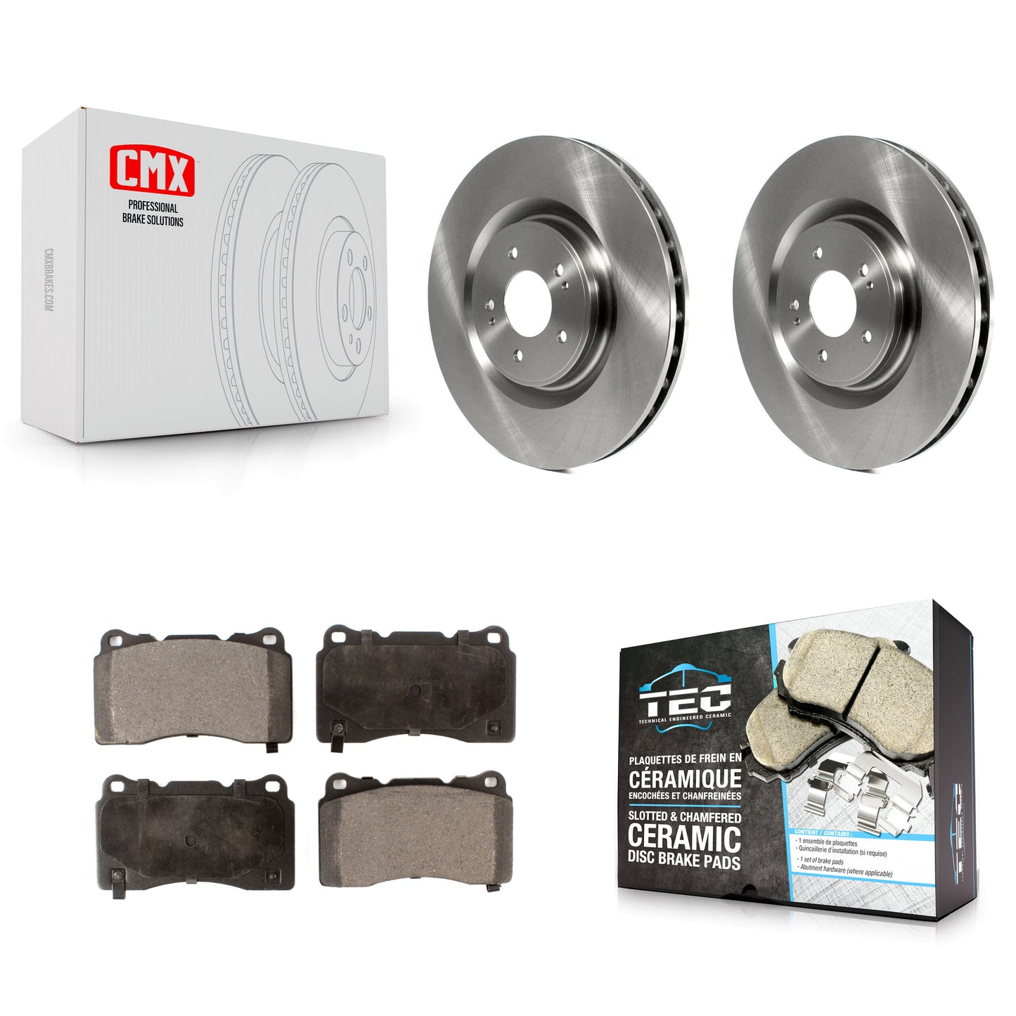 [Avant] Kit de Disque et plaquette (céramique) de frein pour Mitsubishi Lancer K8T-100575
